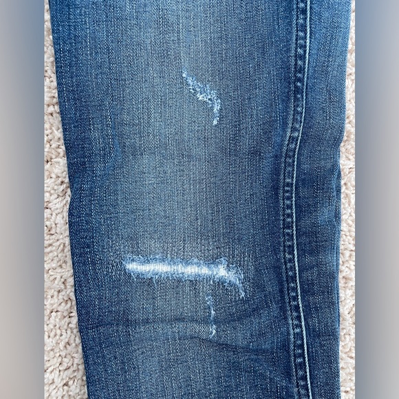 Madewell denim 9” high rise skinny destructed - Picture 7 of 7
